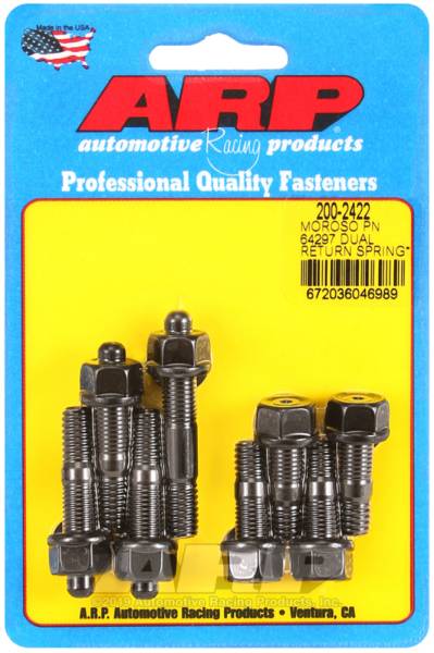 ARP - ARP 200-2422 ARP Moroso 64927 Dual Return Spring w/ 2in Spacer Plate Carb Stud Kit