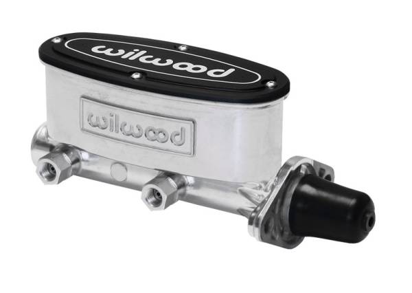 Wilwood - Wilwood 260-8555-P Wilwood High Volume Tandem Master Cylinder - 1in Bore Ball Burnished