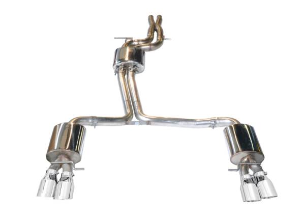 AWE Tuning - AWE Tuning 3015-42028 AWE Tuning Audi B8.5 S5 3.0T Touring Edition Exhaust System - Polished Silver Tips (90mm)