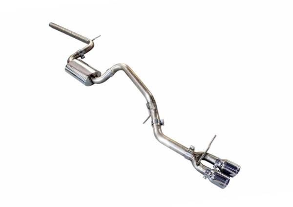 AWE Tuning - AWE Tuning 3020-23020 AWE Tuning VW MK7 Golf SportWagen Track Edition Exhaust w/Diamond Black Tips (90mm)