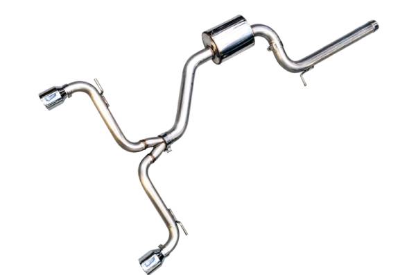 AWE Tuning - AWE Tuning 3020-32022 AWE Tuning VW MK7 GTI Track Edition Exhaust - Chrome Silver Tips
