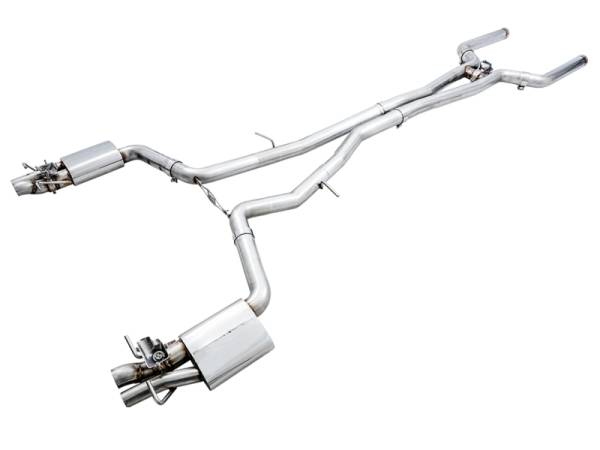 AWE Tuning - AWE Tuning 3025-11007 AWE Tuning 2019+ Mercedes-Benz C63/S AMG Coupe (W205) w/DPE SwitchPath Exhaust System - No Tips