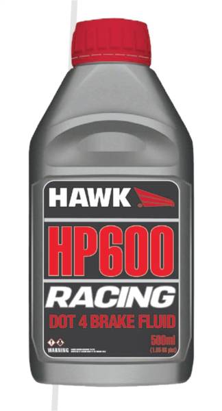 Hawk Performance - Hawk Performance kHP600 Hawk Performance Street DOT 4 Brake Fluid - 500ml Bottle