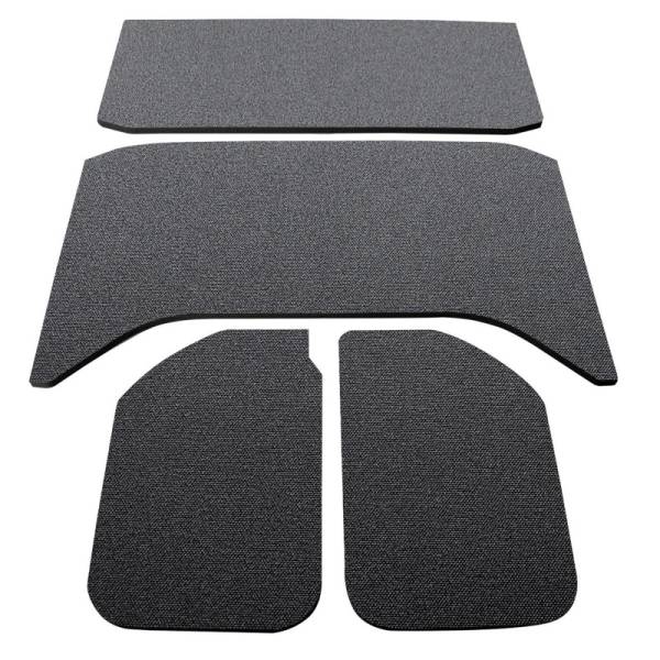 DEI - DEI 50137 DEI 11-18 Jeep Wrangler JK 4-Door Boom Mat Headliner - 4 Piece - Black