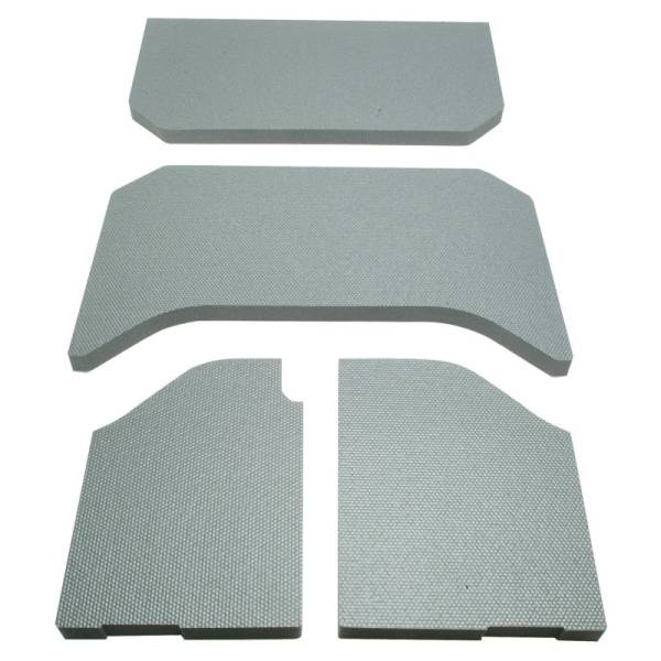 DEI - DEI 50139 DEI 11-18 Jeep Wrangler JK 4-Door Boom Mat Headliner - 4 Piece - Gray