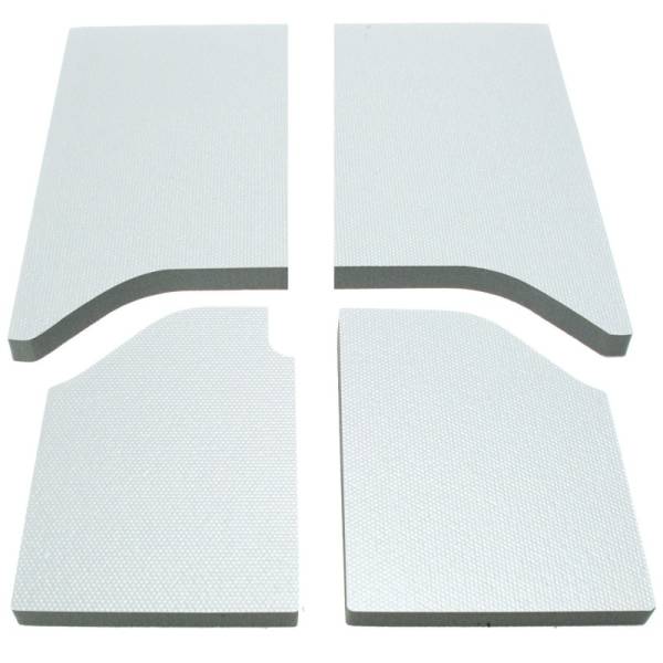 DEI - DEI 50142 DEI 11-18 Jeep Wrangler JK 2-Door Boom Mat Headliner - 4 Piece - White