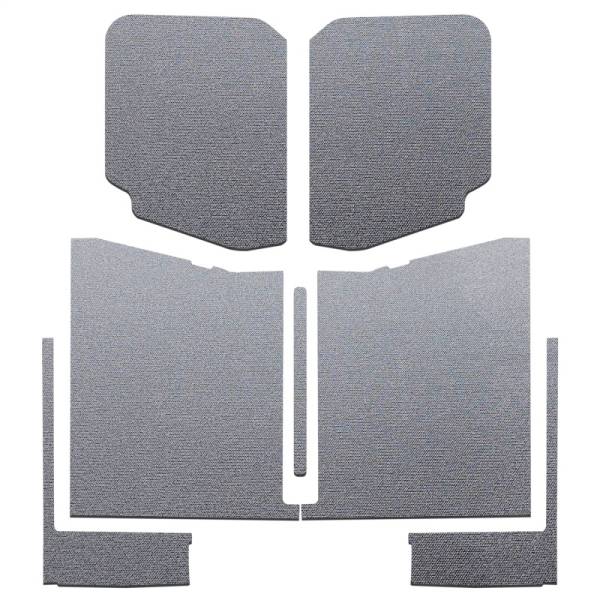 DEI - DEI 50184 DEI 20-22 Jeep Gladiator JT 4-Door Boom Mat Complete Headliner Kit - 7 Piece - Gray