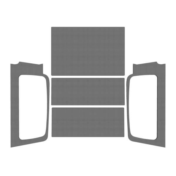 DEI - DEI 50603 DEI 04-06 Jeep Wrangler LJ Unlimited Headliner Complete Kit - Gray