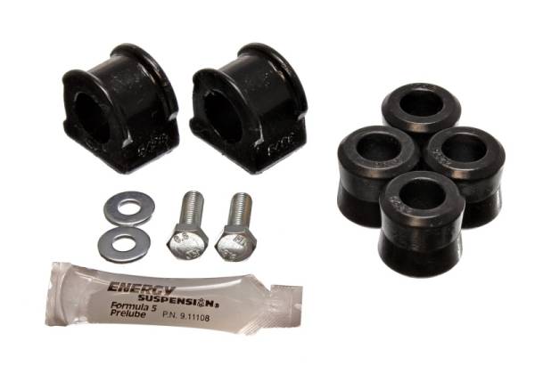 Energy Suspension - Energy Suspension 15.5105G Energy Suspension 98-06 VW Beetle (New Version) Black 21mm Front Sway Bar Bushings - Fits 1998-2006 Volkswagen Beetle