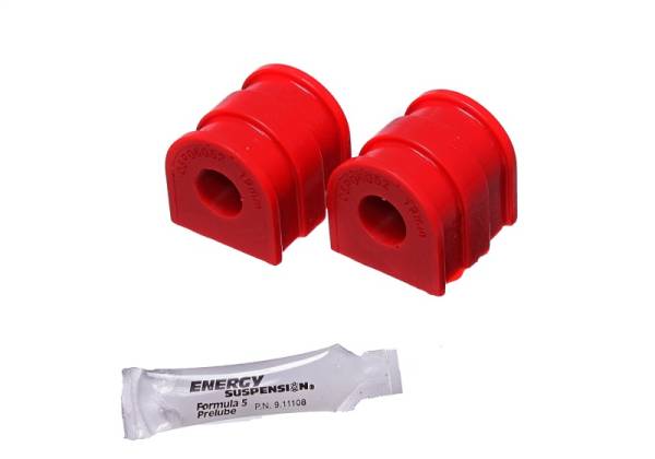 Energy Suspension - Energy Suspension 15.5109R Energy Suspension 06-14 VW GTI/06-09 VW Rabbit Red 19.6mm Rear Sway Bar Bushing Set - Fits 2006-2016 Volkswagen GTI, Rabbit, Eos