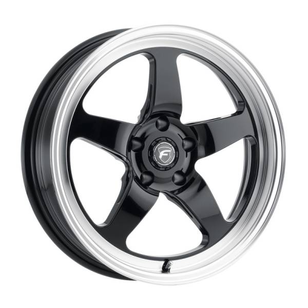 Forgestar - Forgestar F001B0071P22 Forgestar D5 Beadlock 15x10 / 5x115 BP / ET22 / 6.4in BS Gloss Black Wheel