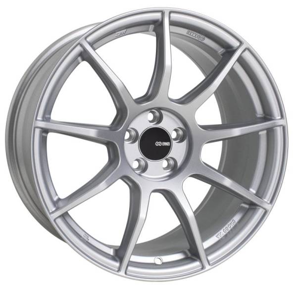 Enkei - Enkei 492-790-8045SP Enkei TS9 17x9 5x100 45mm Offset 72.6mm Bore Silver Paint