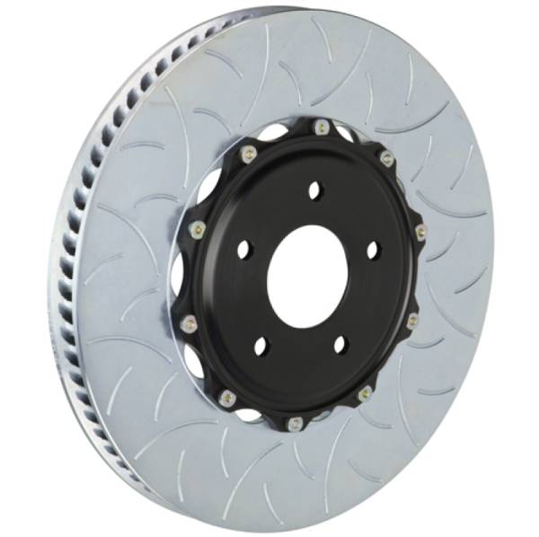 Brembo - Brembo 103.8007A Brembo 02-05 996 GT2 Front 2-Piece Discs 350x34 2pc Rotor Slotted Type3