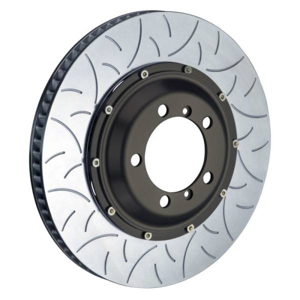 Brembo - Brembo 103.9018A Brembo 10-11 997.2 GT3/GT3RS (PCCB Equipped) Fr 2-Piece Discs 380x34 2pc Rotor Slotted Type3