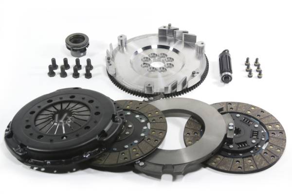 DKM Clutch - DKM Clutch MS-006-005 DKM Clutch BMW E34/E36/E39/E46/Z3 (6 Cyl) MS Twin Disc Clutch w/Steel Flywheel (660 ft/lbs Torque)