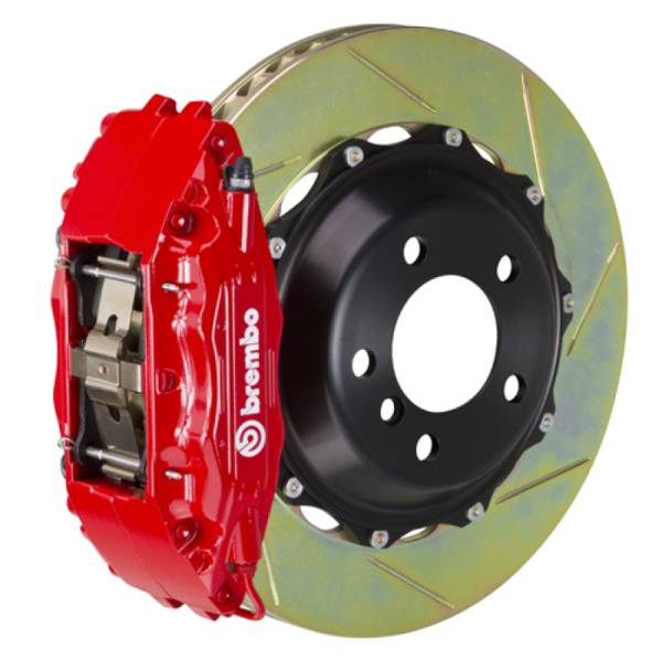 Brembo - Brembo 1B2.8029A2 Brembo 94-00 C-Class Front GT BBK 4 Piston Cast 2pc 355x32 2pc Rotor Slotted Type1-Red