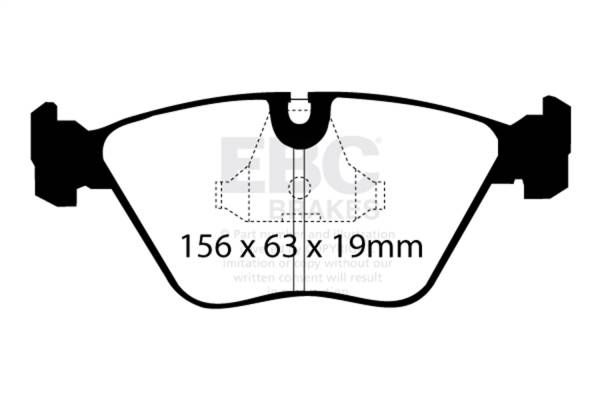 EBC - EBC Brakes S20K1340 EBC S20 Brake Pad and Rotor Kit - Fits 1988-1992 BMW 735iL, 735i