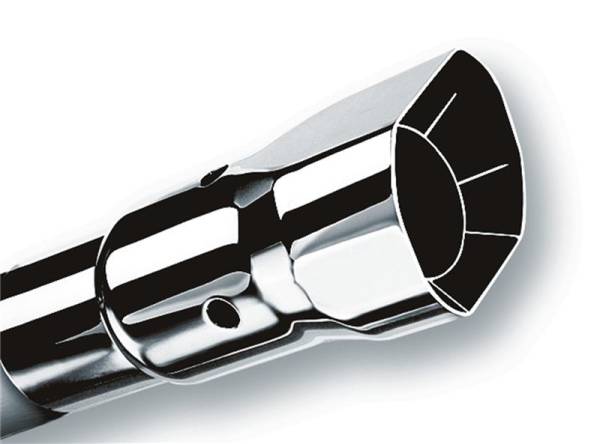 Borla - Borla 20116 Borla Universal Polished Tip Single Square Angle-Cut Intercooled (inlet 2 1/2in. Outlet 2 1/2 x 2 3/