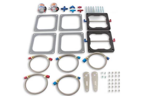 NOS - BHHV 02023NOS NOS Pro-Shot Fogger "Upgrade Kit"-Cheater Nitrous System,Dual 4500 Holley Flange