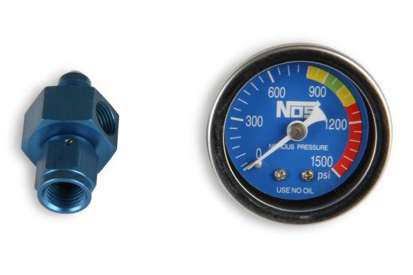 NOS - BHHV 15920NOS NOS Nitrous Gauge w/ Adapter