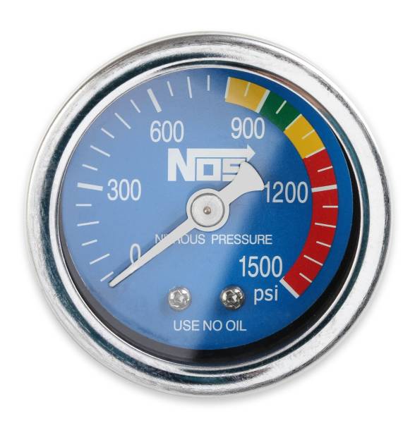 NOS - BHHV 15924NOS NOS Nitrous Gauge w/ Adapter