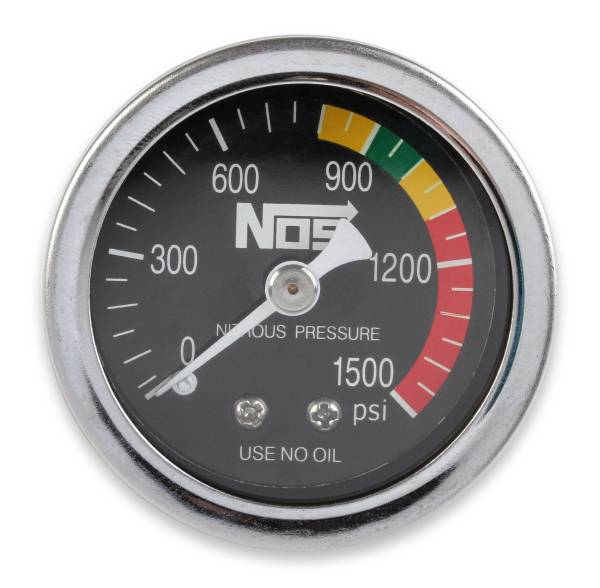 NOS - BHHV 15925NOS NOS Nitrous Gauge w/ Adapter