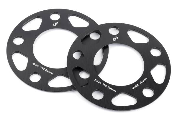 Dinan - GFBV D210-2034 Dinan Spacers; 5x120 - 72.6mm CB - 4mm Thick - Fits select 1988-2021 BMW models
