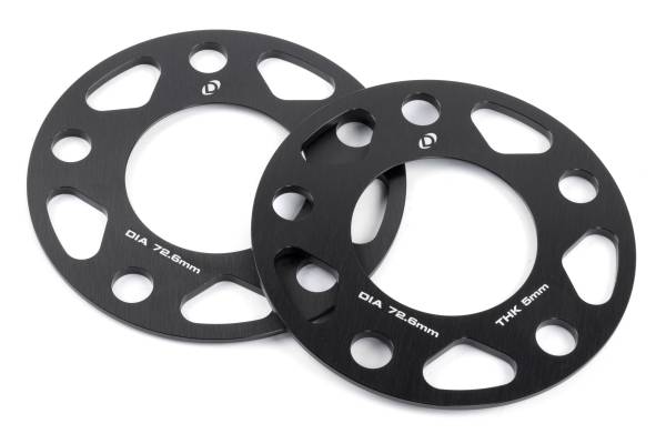 Dinan - GFBV D210-2035 Dinan Spacers; 5x120 - 72.6mm CB - 5mm Thick - Fits select 1988-2021 BMW models