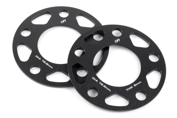 Dinan - GFBV D210-2036 Dinan Spacers; 5x120 - 72.6mm CB - 6mm Thick - Fits select 1988-2021 BMW models