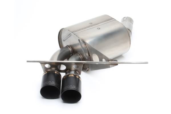 Dinan - GFBV D660-0025-BLK Dinan Free Flow Axle-Back Exhaust - 2008-2013 BMW 135i/135is - Fits 2008-2013 BMW 135i, 135is