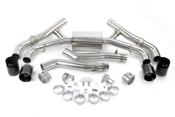 Dinan - GFBV D660-0090-BLK Dinan Valved Axle-Back Exhaust - 2020-2026 BMW X5M/X6M - Fits 2020-2026 BMW X5, X6