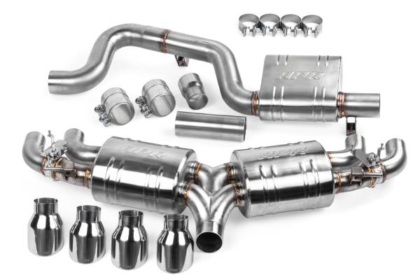 APR - HJQF CBK0004 APR Catback Exhaust System - S3 Sportback (8V) / T-Roc - Fits 2015-2017 Audi S3