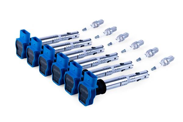 APR - HJQF KT100044 APR Ignition Coil & Spark Plug Kit (3.0T EA837 6-cylinder engines) - Fits select 2008-2019 Audi models