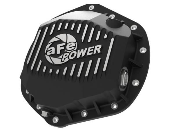 aFe - aFe 46-71060B aFe Power Cover Diff Rear Machined GM Diesel Trucks 01-18 V8-6.6L / GM Gas Trucks 01-18 V8-8.1L/6.0L