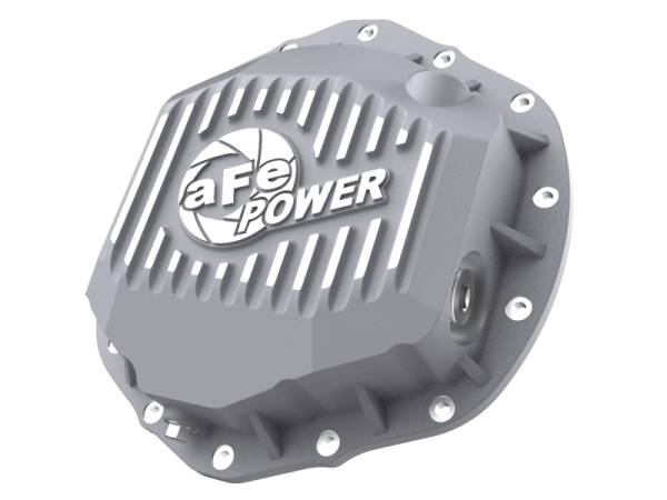 aFe - aFe 46-71260A aFe Street Series Rear Differential Cover Raw w/ Machined Fins 20-21 GM Trucks V8-6.6L