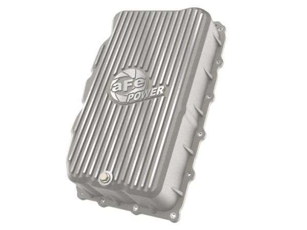 aFe - aFe 46-71420A aFe 20-26 GM Trucks L6 3.0L Transmission Pan - Raw / Machined Fins
