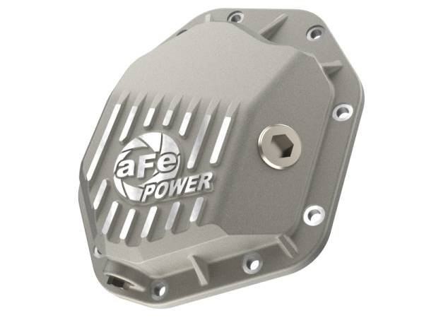 aFe - aFe 46-71430A aFe 19-25 GM Trucks Front Diff Cover - Raw w/ Machined Fins
