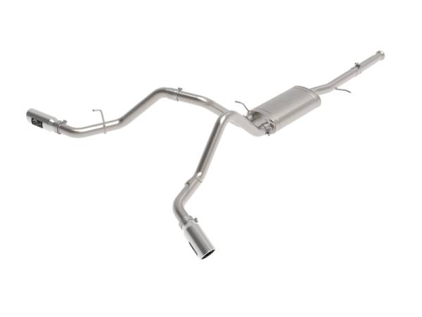 aFe - aFe 49-44134-P aFe Apollo GT Cat-Back Exhaust GM Trucks 09-18 V6-4.3L/V8-4.8/5.3L-Dual Rear-Side Exit Polish Tips