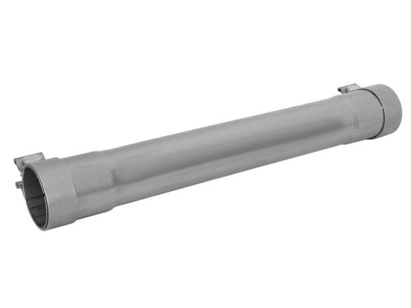 aFe - aFe 49M10010 aFe MACH Force-Xp Resonator Delete Pipe 3 IN Inlet/Outlet x 3 IN Dia. x 19 IN Overall L w/ Clamps