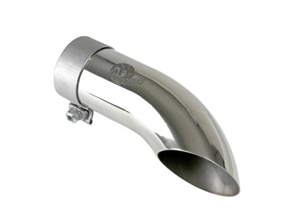 aFe - aFe 49T25254-P09 aFe MACH Force-Xp 304 Stainless Steel Clamp-on 2.5in Exhaust Tip - Polished