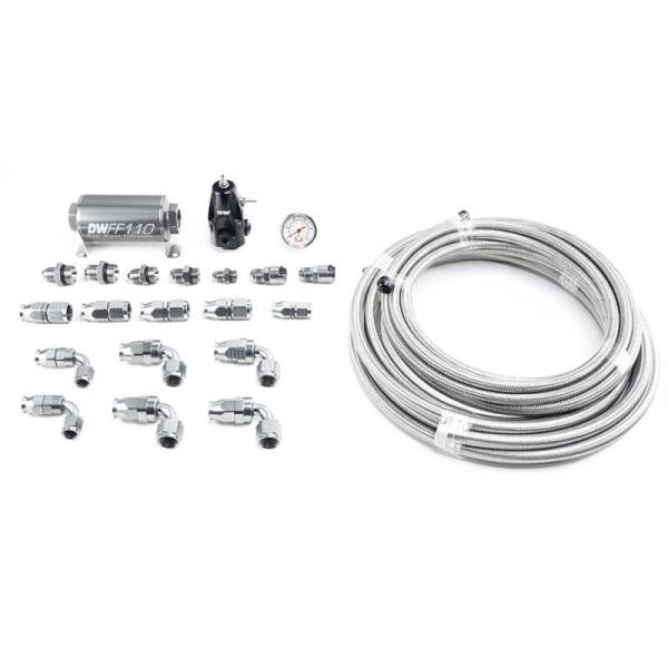 DeatschWerks - DeatschWerks 6-602 DeatschWerks 05-19 Yukon/Tahoe/Suburban DW400 Pump Module Return Plumbing Kit SS PTFE