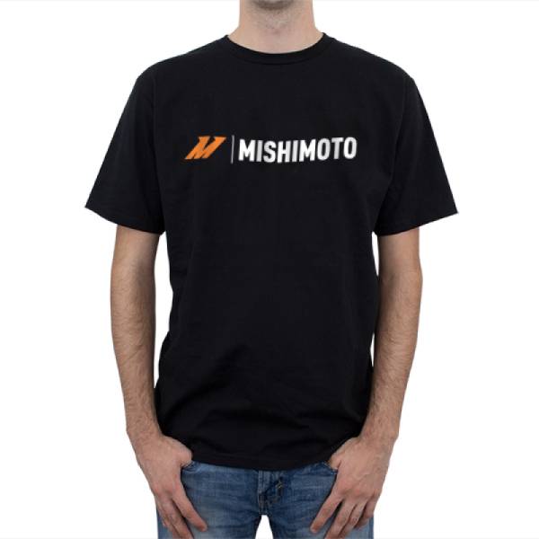 Mishimoto - Mishimoto MMAPL-LOGO-TBKLG Mishimoto Large Black Signature Logo T-Shirt