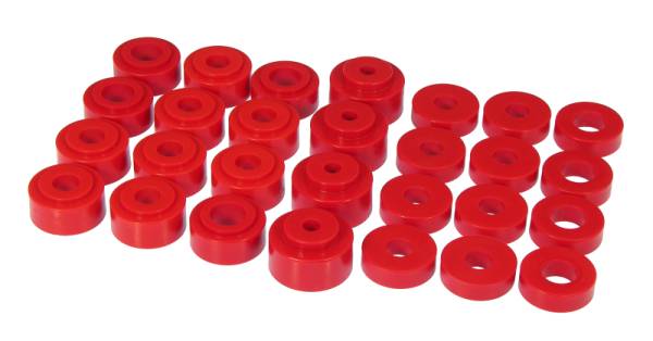 Prothane - Prothane 7-124 Prothane 68-72 GM Mid-Size Convert Body Mount - Red