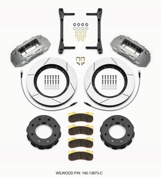 Wilwood - Wilwood 140-13873-C Wilwood TX6R Front Kit 15.00in Clear Ano 2011-2015 GM Truck/SUV 2500