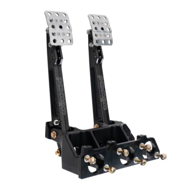 Wilwood - Wilwood 340-17803 Wilwood Reverse Swing Triple Master Cylinder Pedal w/Balance Bar