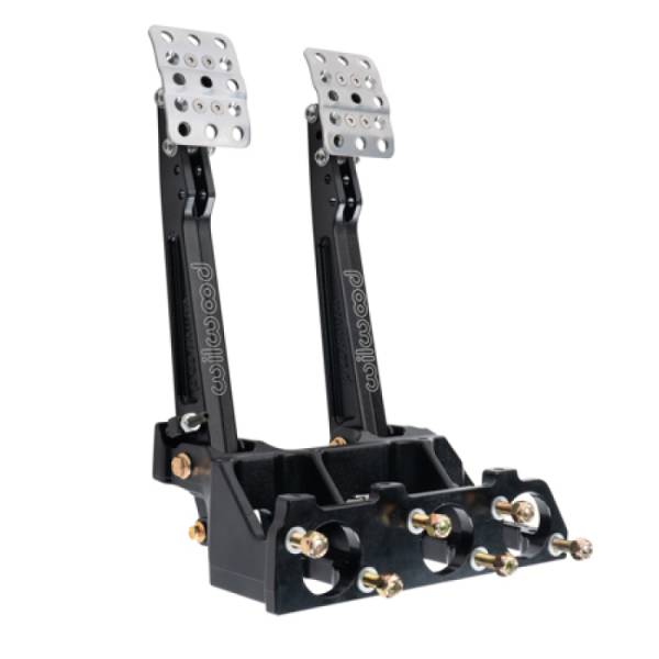 Wilwood - Wilwood 340-17804 Wilwood Reverse Swing Triple Master Cylinder Pedal w/Tru-Bar