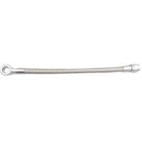 ATP 24in L -6 AN Steel Braided Hose (14mm Banjo & Straight Ends) (For Oil/Coolant)