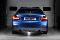 Milltek - Milltek Sport Street Cat-Back Exhaust System w/ Ceramic Black Tips for F22 BMW M235i SSXBM988 - Image 2