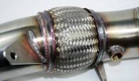 Evolution Racewerks - ERSportsSeries4"CattedDownpipeforBMW535i/640iN55PolishedFinish - Image 3