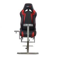 GTR Simulator - GTR Simulators Volante Adjustable Racing Car Seat, Red with White Stripes - Image 6